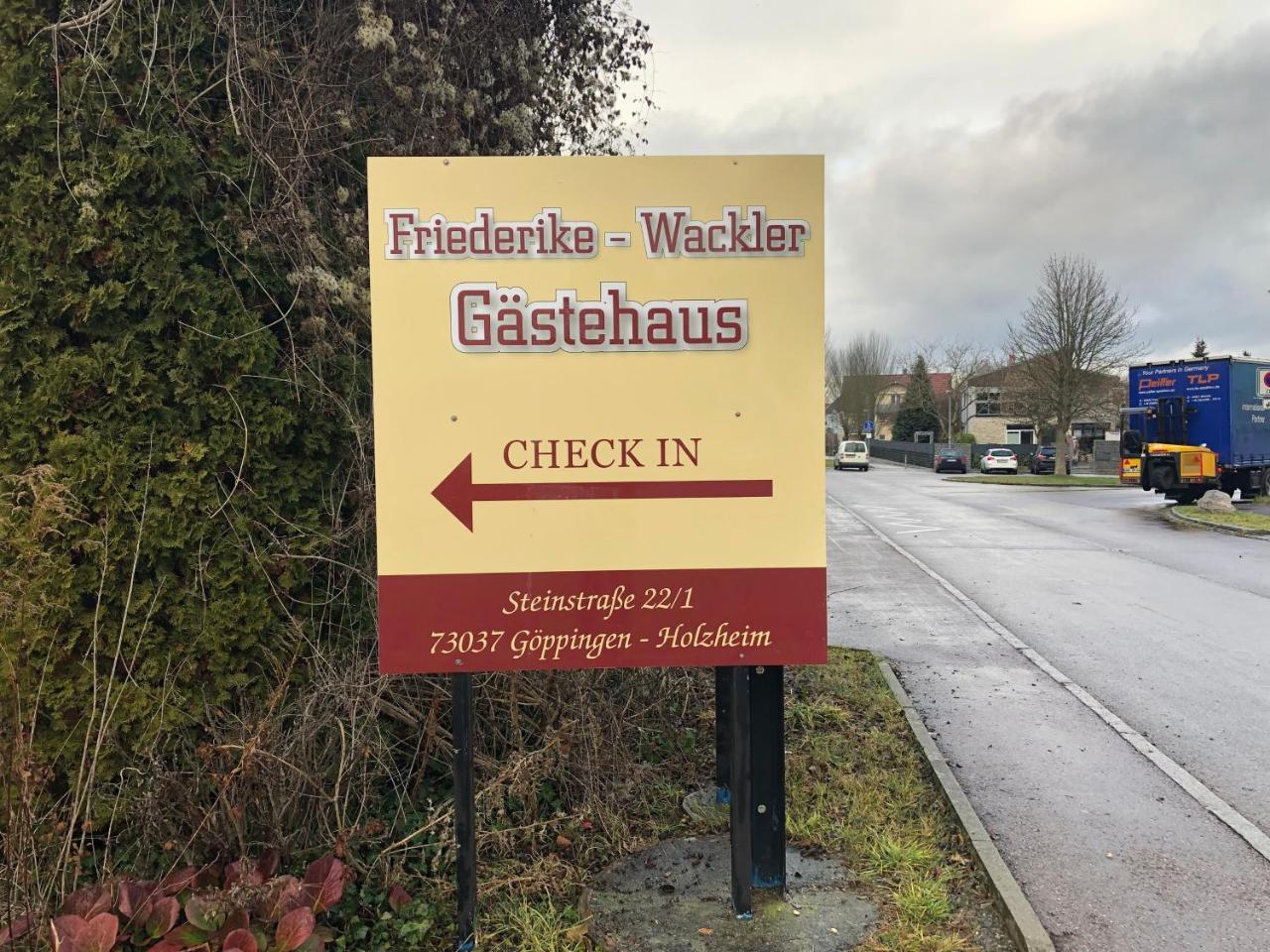 Friederike Wackler Gaestehaus Göppingen Exterior foto